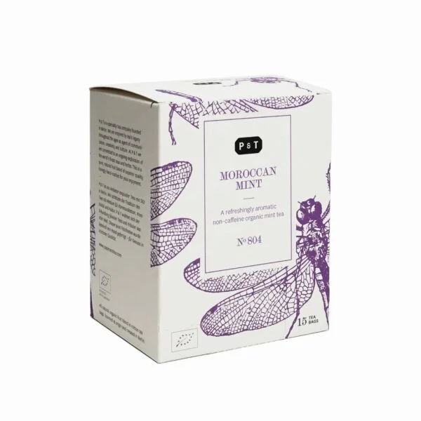 Moroccan Mint is a refreshingly aromatic non-caffeine organic mint tea