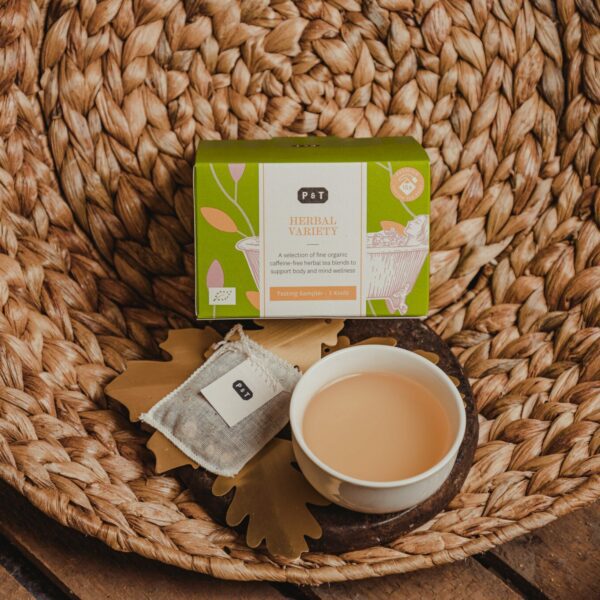 herbal variety box - A selection of five fine caffeine free herbal tea blends.
