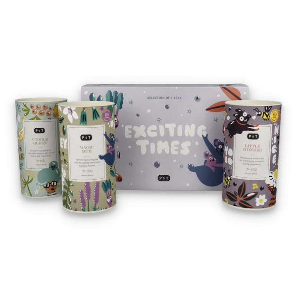 Exciting Time Gift set - SET OF THREE CAFFEINE-FREE TEA BLENDS FOR PARENTS